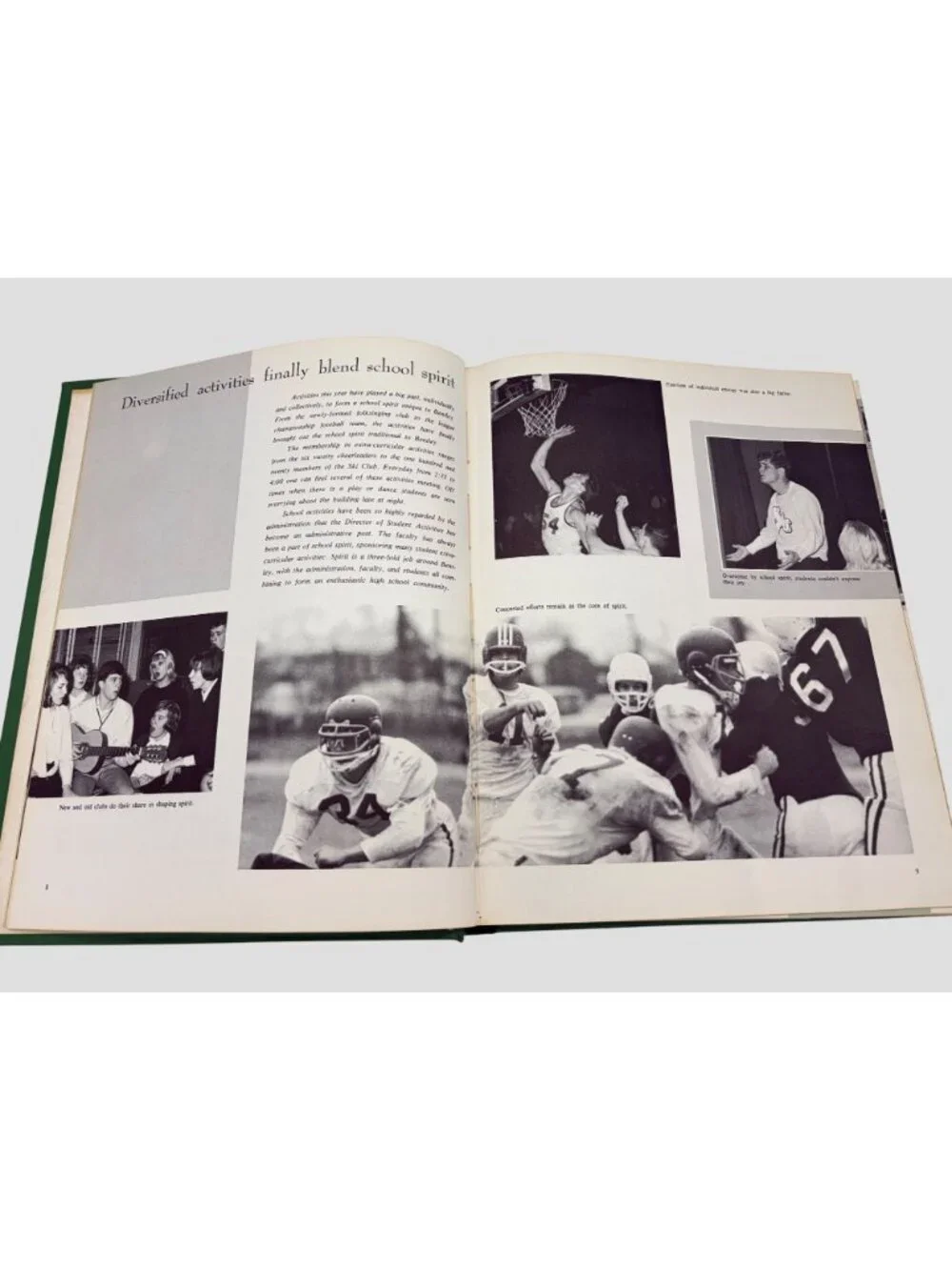 1965 Bentley High School Pioneer Yearbook Livonia Michigan Vintage School Annual